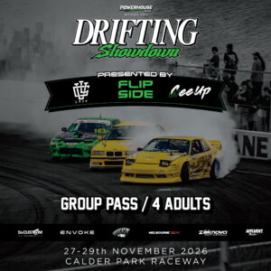 DRIFT SHOWDOWN - GROUP PASS / 4 ADULTS